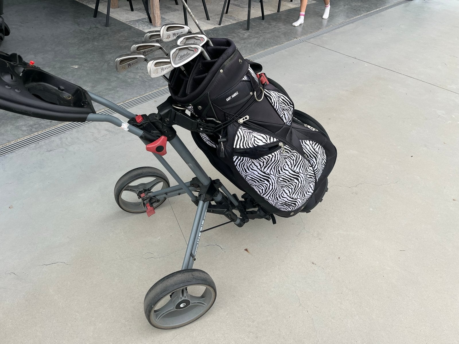 Complete golfset met tas en trolley, Sport en Fitness, Golf, Ophalen, Gebruikt, Set, Overige merken