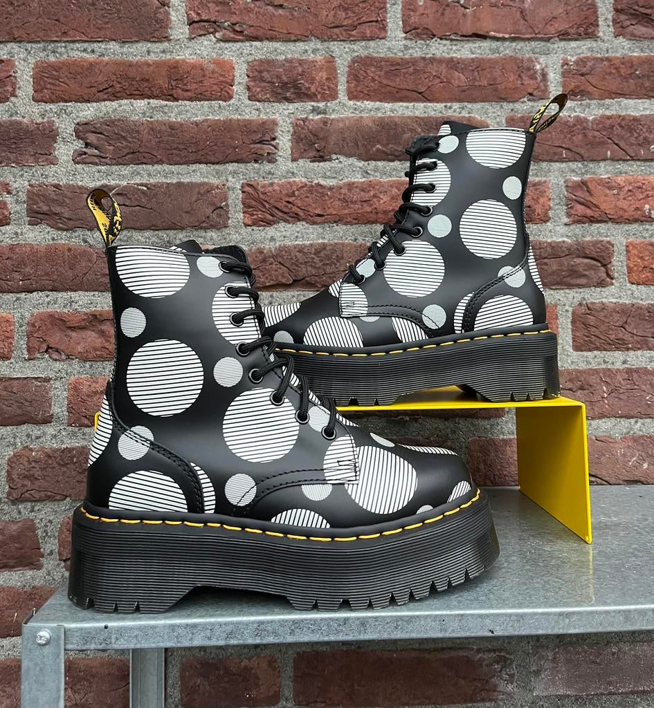 Dr. Martens Jadon polka dot maat 37, Kleding | Dames, Schoenen, Dr. Martens, -, Zwart, -
