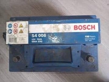 Bosch accu 74 a 680a autoaccu, Nieuw