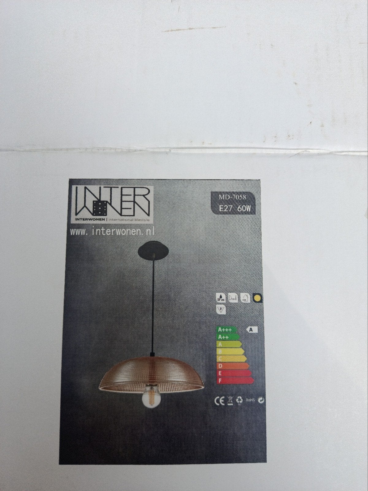 Inter Wonen Schotel Lamp E27 - Nieuw in Doos 20X, Ophalen of Verzenden