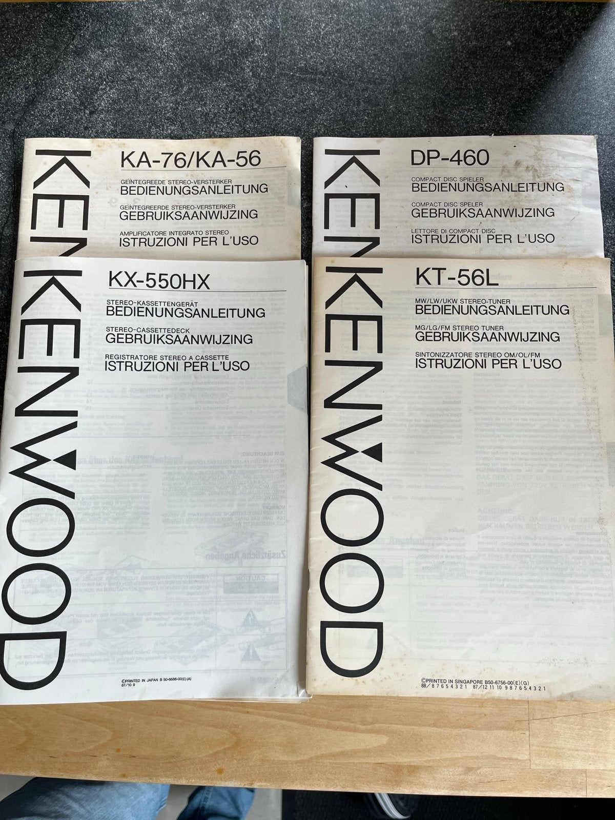 Kenwood Stereo Set - Tuner, CD-speler, Cassettedeck, Verster, Audio, Tv en Foto, Stereo-sets, Ophalen of Verzenden, Gebruikt, Cassettedeck