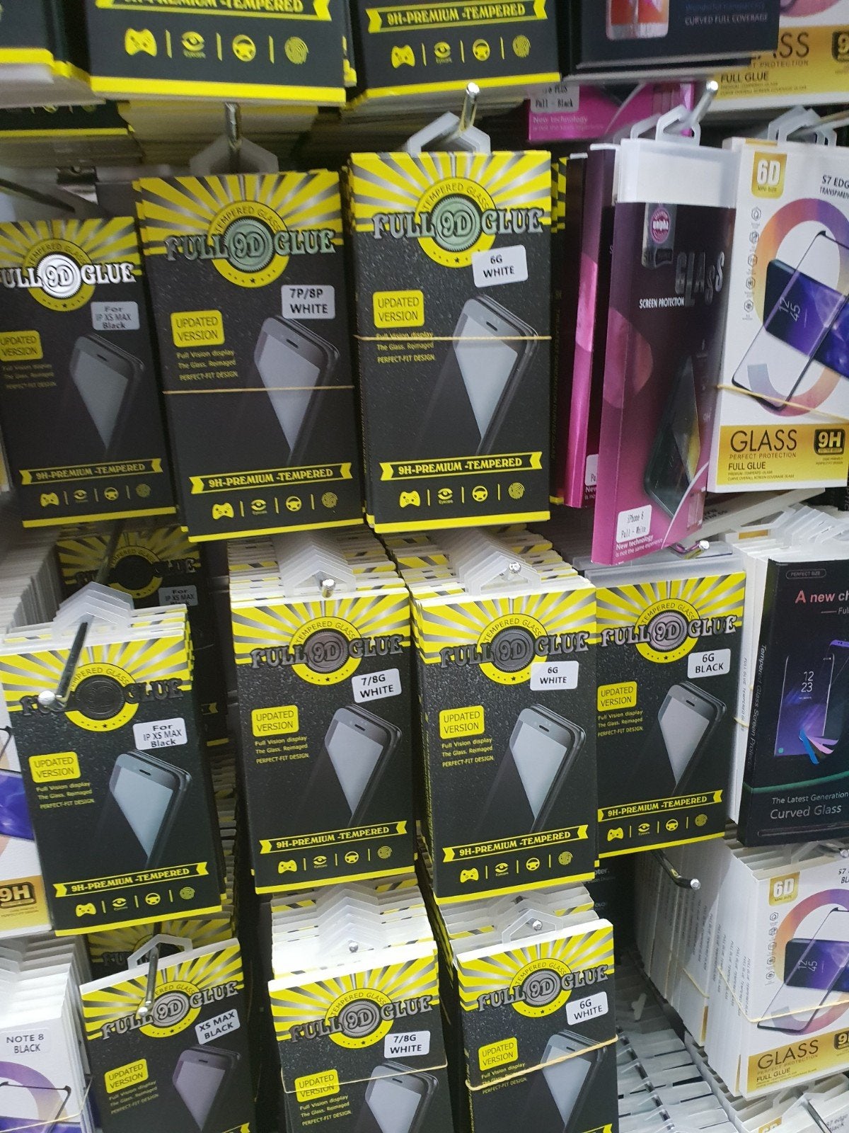 Full 9D Glue Premium Tempered Glass Screenprotector, Telecommunicatie, Ophalen of Verzenden, Nieuw, Bescherming, Samsung