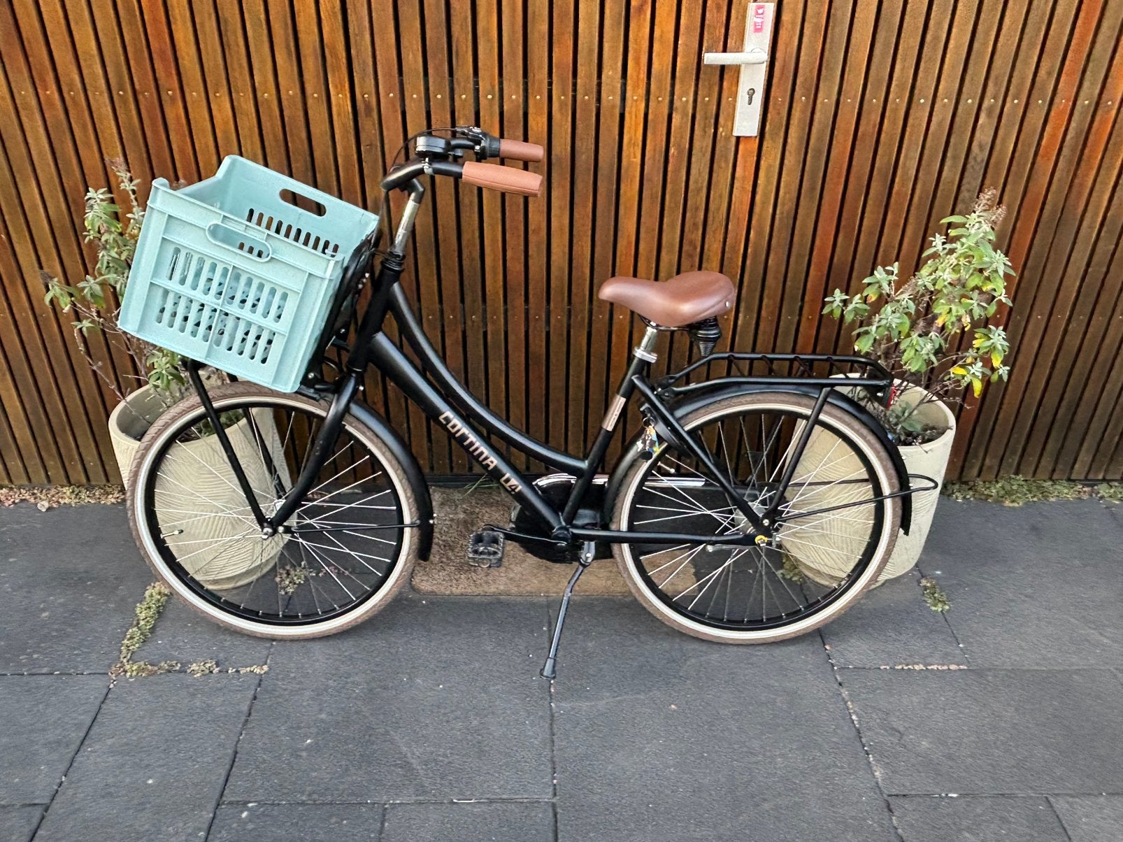 Cortina U4 Mini - Matt Jet Black 24”, Fietsen en Brommers, Ophalen, Terugtraprem, 24 inch, Zo goed als nieuw