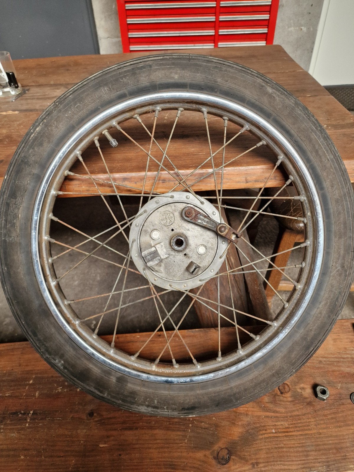 Kreidler Campagnolo 115 mm Voorwiel in goede staat., Ophalen of Verzenden, Gebruikt, Overige typen