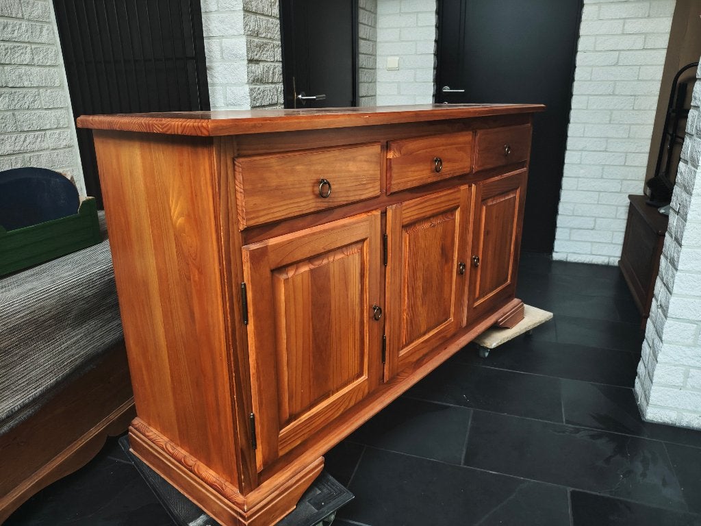 grenen kast, dressoir, Huis en Inrichting, Ophalen, Gebruikt, Met deur(en), 150 tot 200 cm