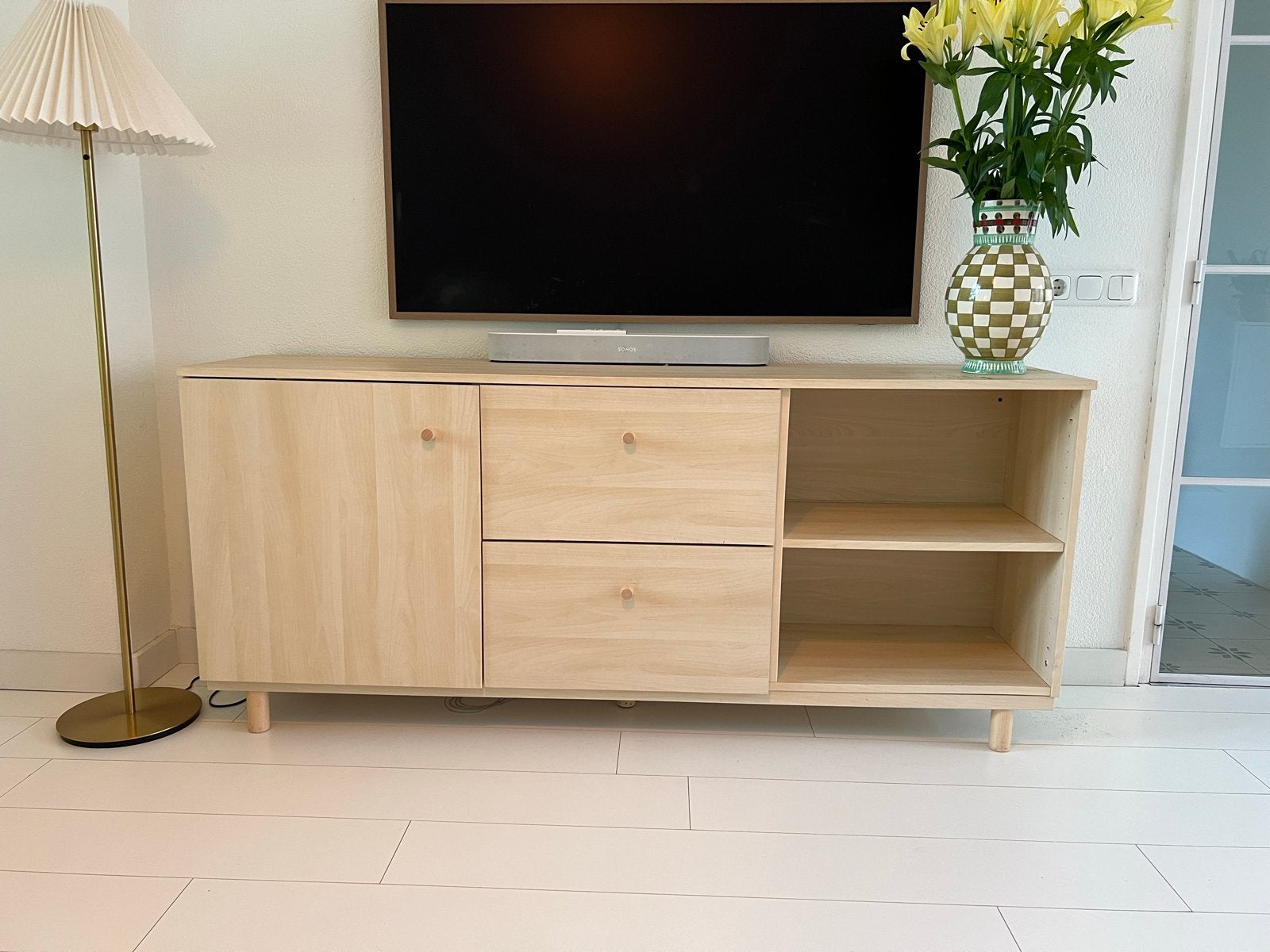 Ikea Ersnas TV-meubel/dressoir, Huis en Inrichting, Kasten | Televisiemeubels, Ophalen, Gebruikt, 150 tot 200 cm, Minder dan 100 cm