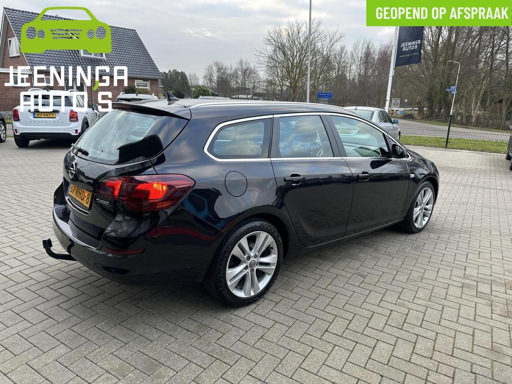 Opel Astra Sports Tourer 1.6 Turbo Cosmo|Afn.Trekhaak|Clima|, Auto's, Euro 5, Gebruikt, Zwart, 4 cilinders
