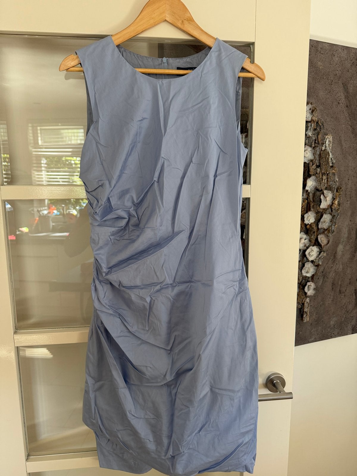 Mark van der jurk, maat 40, lichtblauw, katoenmix, Kleding | Dames, Jurken, Maat 38/40 (M), Blauw, Ophalen of Verzenden, Zo goed als nieuw