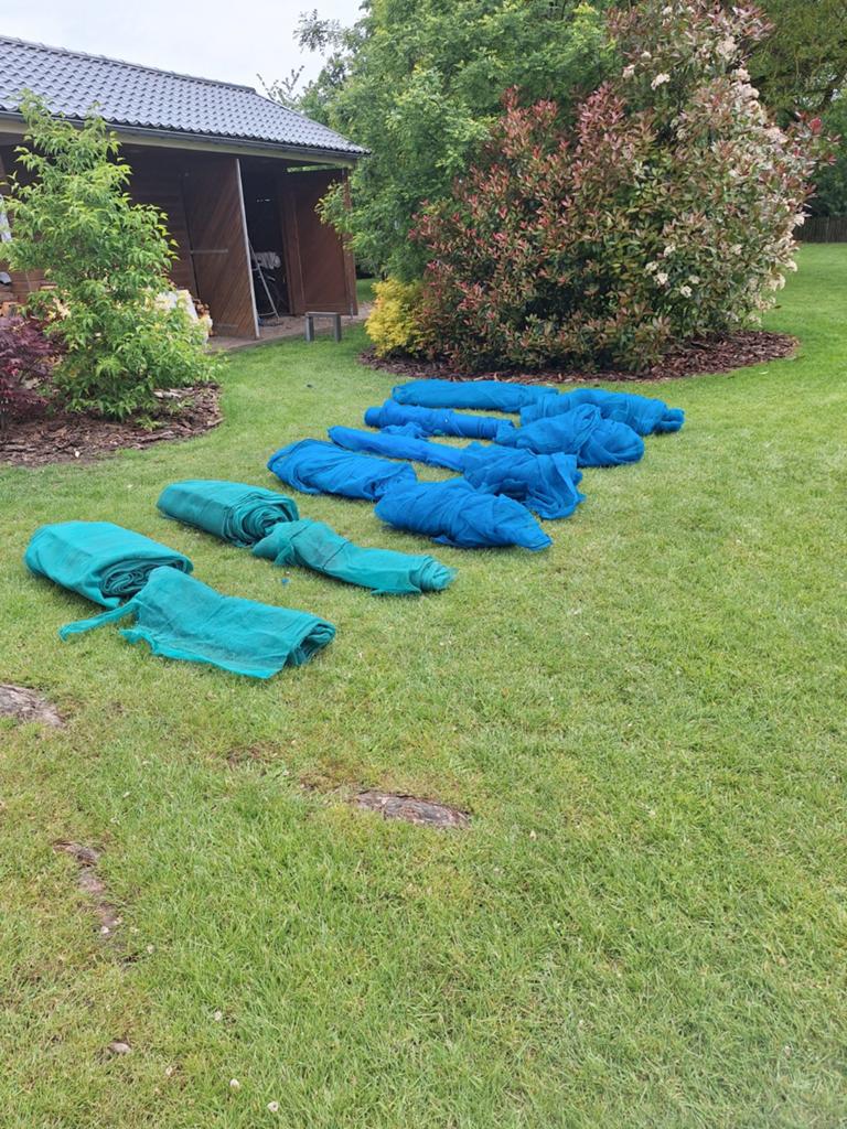 Gaas voor fruitbescherming tegen vliegen en vogels, Tuin en Terras, Gaas en Draad, Ophalen of Verzenden, Gebruikt, 20 meter of meer