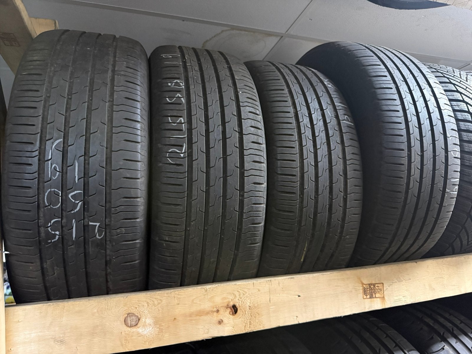4x 215 50 19 93T Continental Ecocontact 6 6MM~ DOT3623