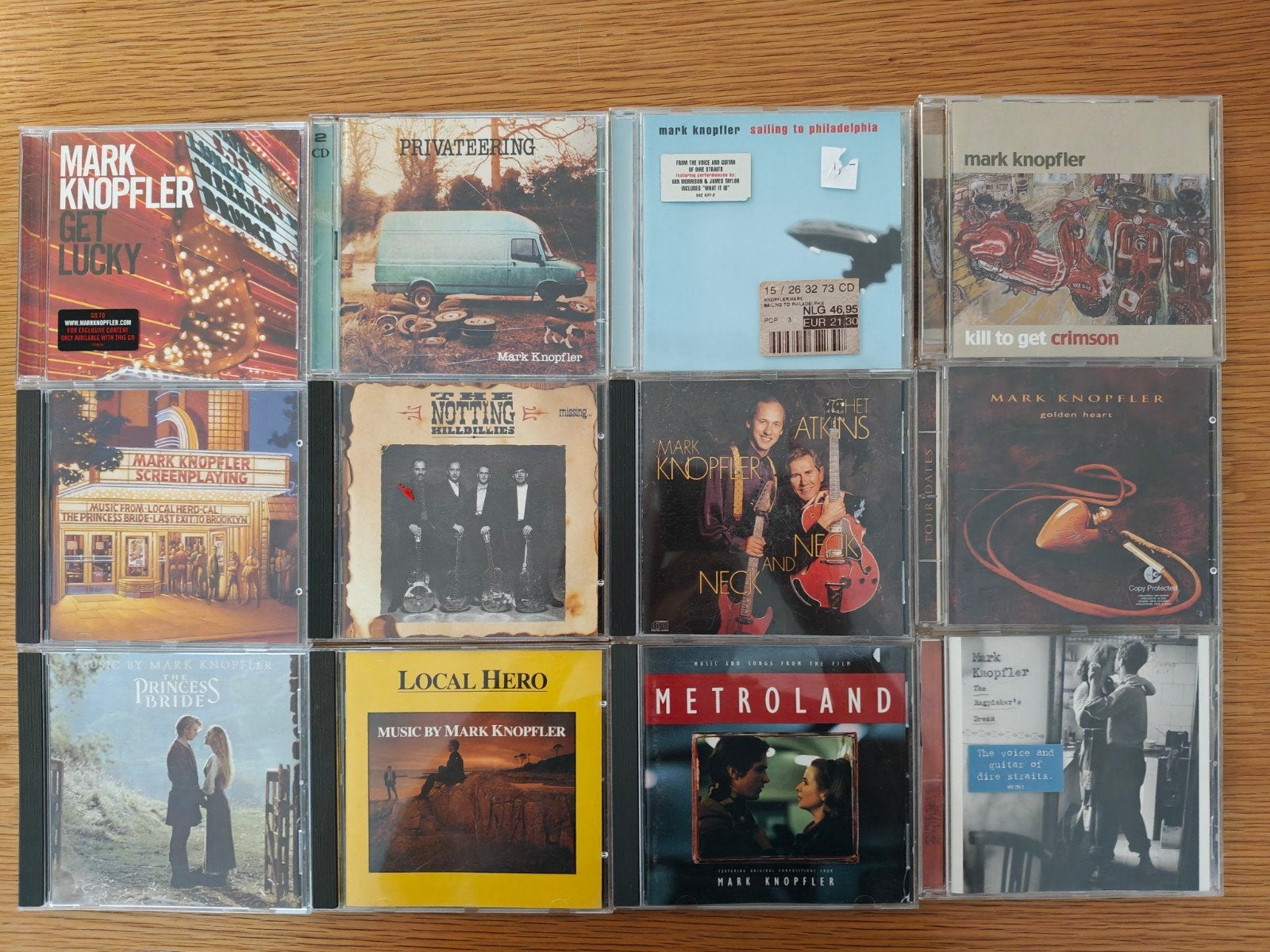Mark knopfler cd's, (Dire Straits), Cd's en Dvd's, Ophalen of Verzenden