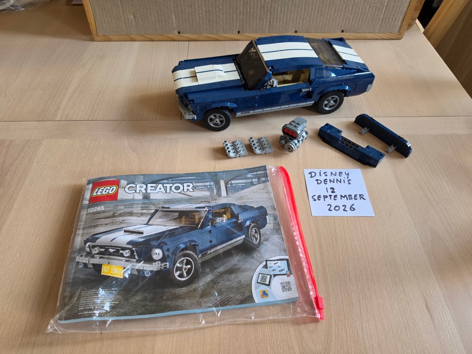Lego Ford Mustang 10265, Ophalen of Verzenden, Zo goed als nieuw
