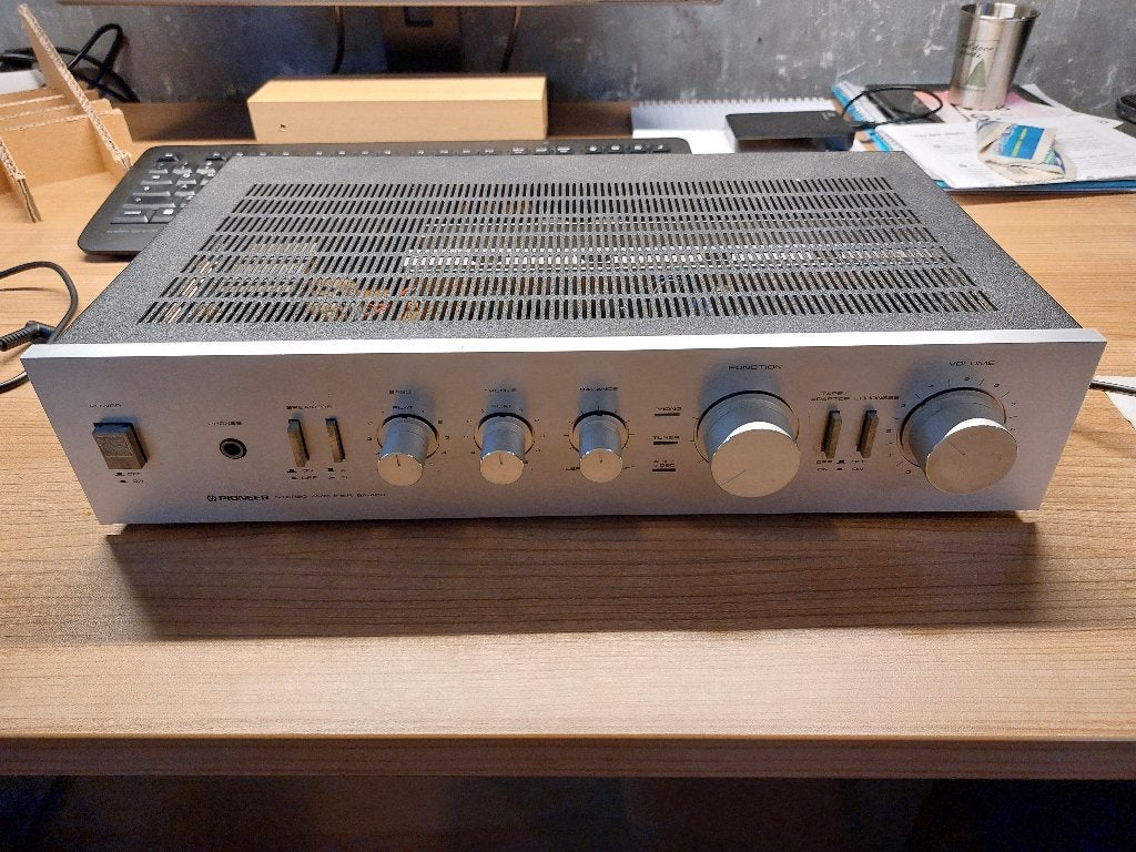 Pioneer SA 420 versterker, Audio, Tv en Foto, Ophalen of Verzenden, Gebruikt, Minder dan 60 watt, Pioneer