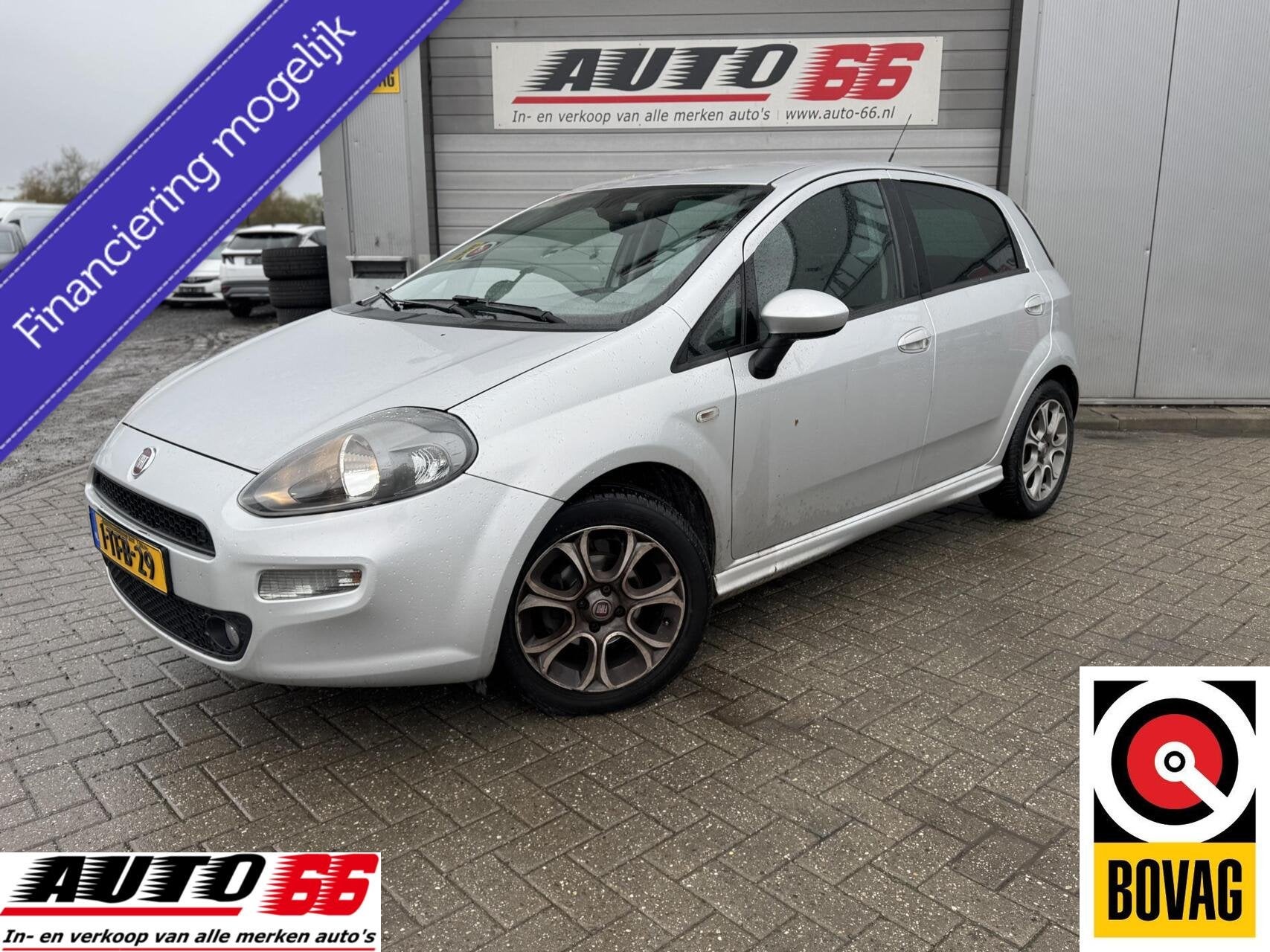 Fiat Punto Evo 0.9 TwinAir Lounge, Voorwielaandrijving, Euro 5, Gebruikt, Zwart