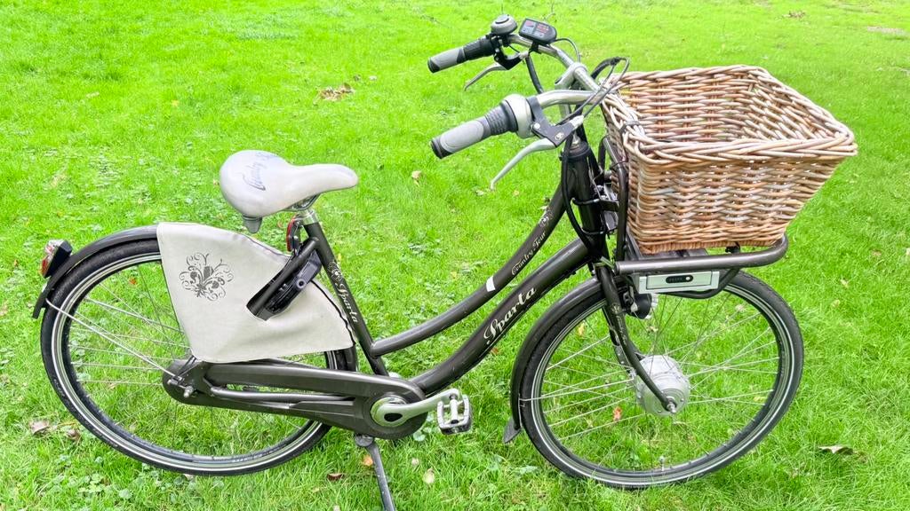 Mooie goede nette damesfiets E-bike Sparta 53cm 5 speed, Ophalen, Velgrem, Versnellingen, 53 tot 56 cm