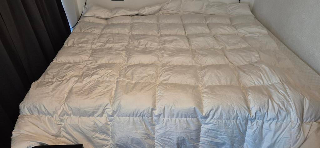 Comfortabel donzen dekbed 220 x 240 cm, Ophalen, Wit, Tweepersoons, Deken of Dekbed