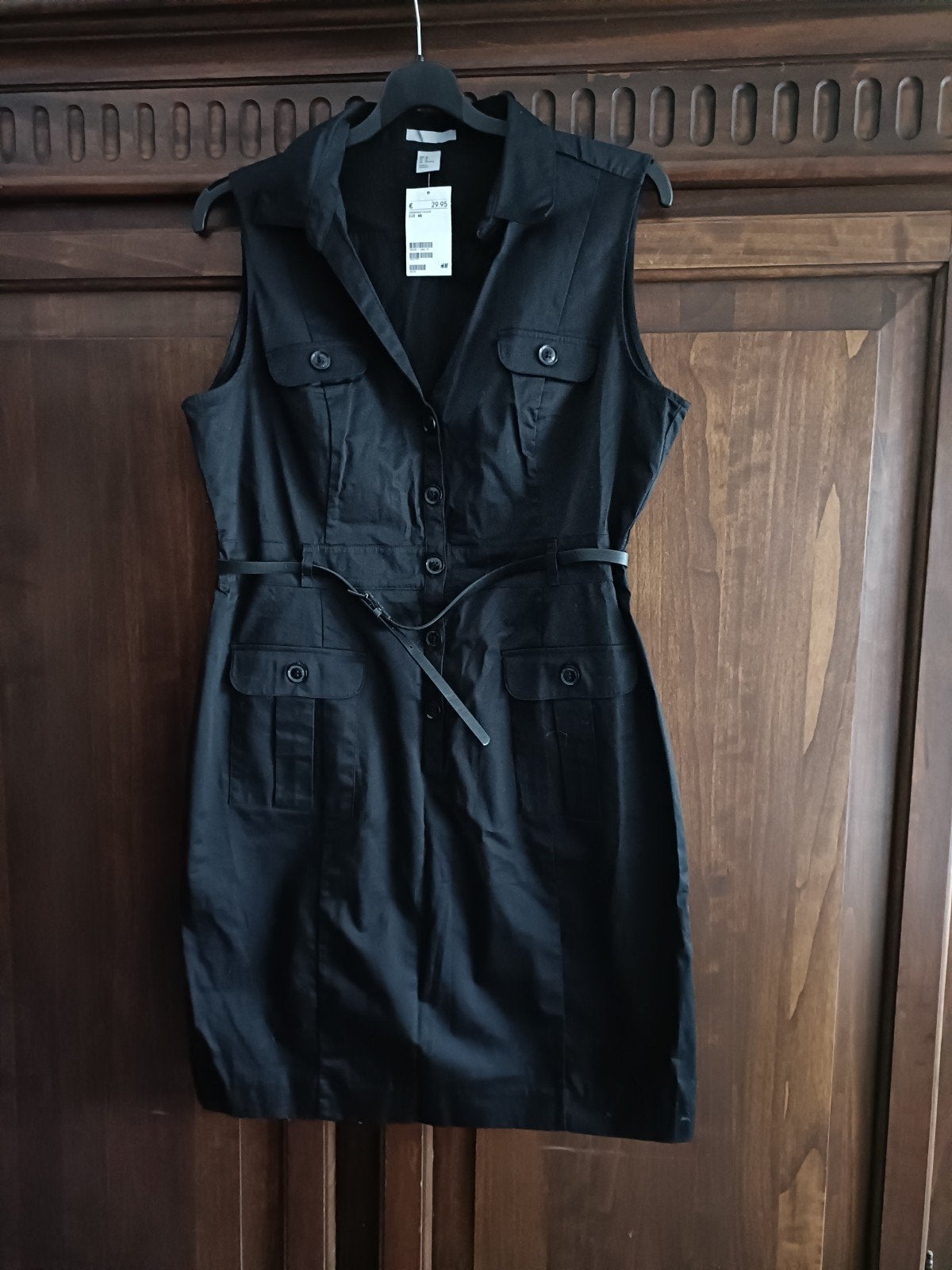 H&M nieuw zwart jurkje 46, H&M, Zwart, Maat 46/48 (XL) of groter, Nieuw