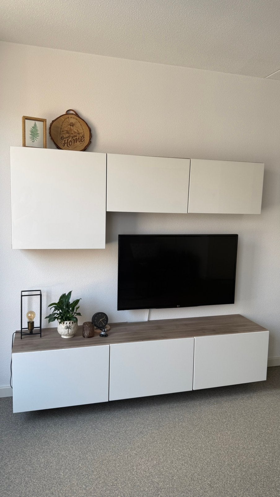 IKEA Besta TV Meubel + basiselementen, Ophalen, Zo goed als nieuw, Minder dan 150 cm, Minder dan 100 cm