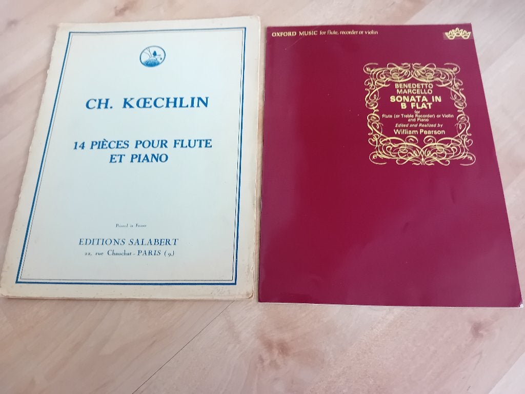 Bladmuziek voor fluit en piano, Muziek en Instrumenten, Bladmuziek, Gebruikt, Klassiek, Overige soorten, Ophalen of Verzenden