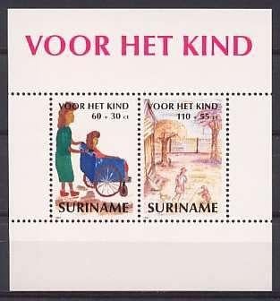 Suriname 720 postfris Kinderpostzegels 1991, Ophalen of Verzenden, Postfris