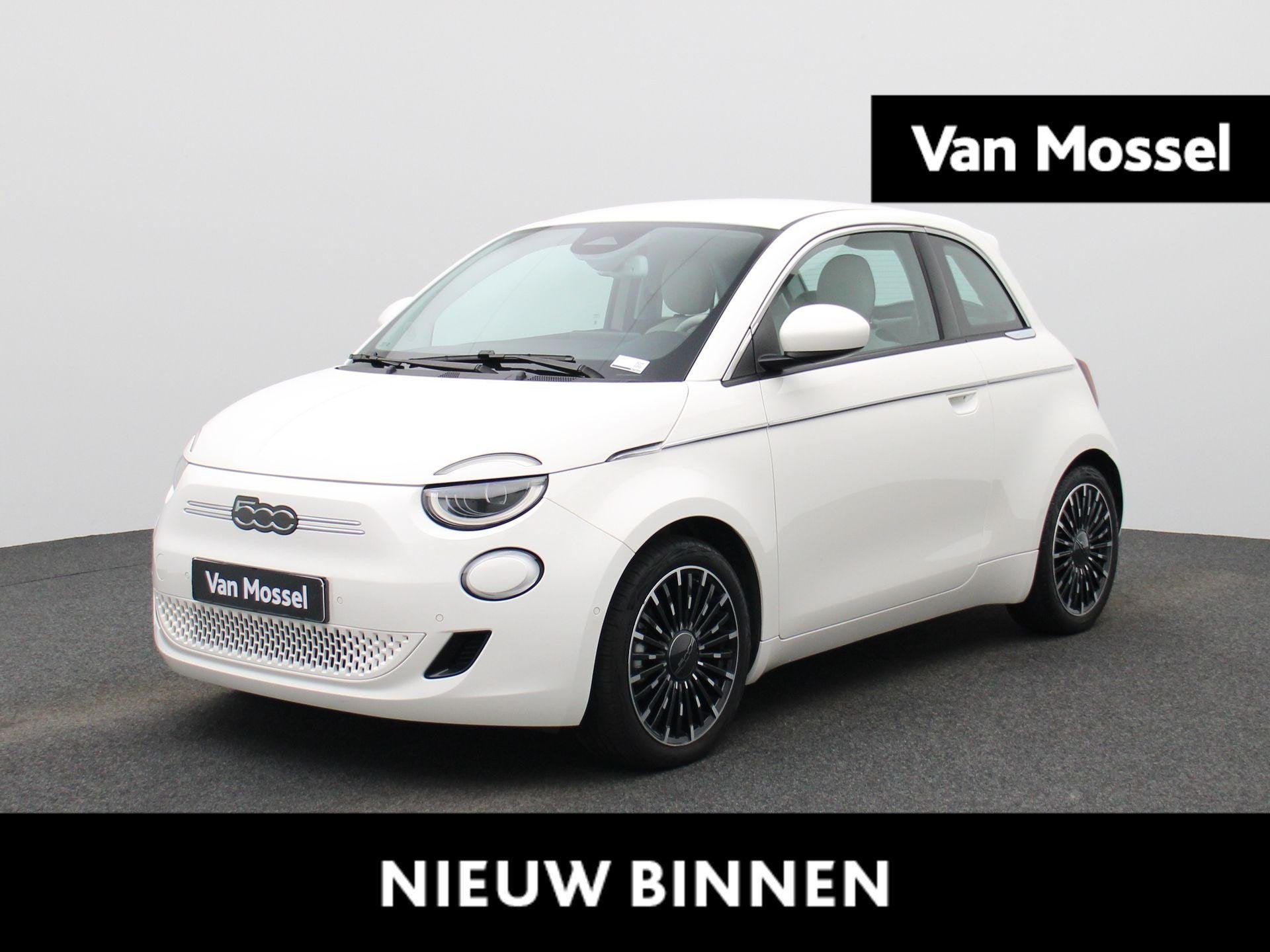 Fiat 500e 42 kWh La Prima by Bocelli | LEDER | NAVIGATIE | C, Auto's, Fiat, 12 maanden, Gebruikt, 118 pk, 4 stoelen