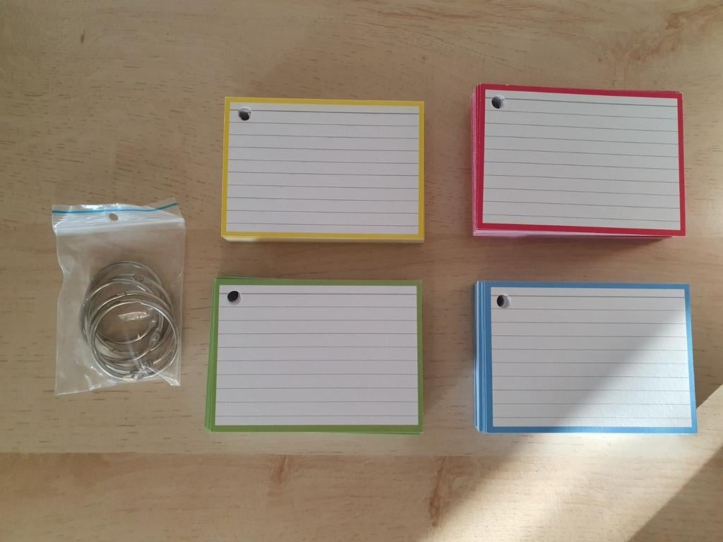 Flashcards voor te studeren, Boeken, Studieboeken en Cursussen, Ophalen of Verzenden, Beta, Nieuw, Niet van toepassing