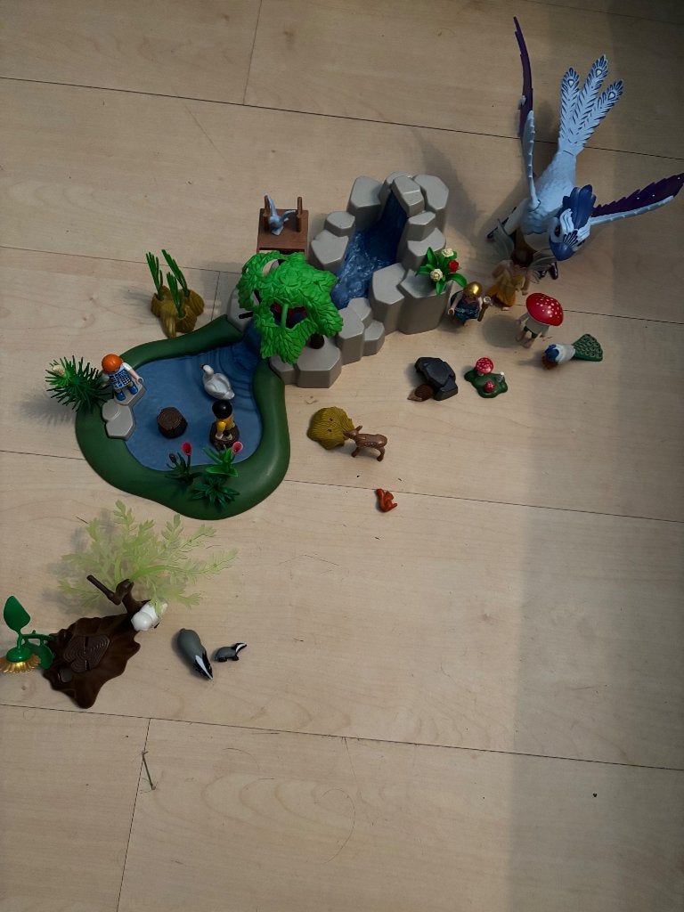 Playmobil Fantasieset met fenix, Gebruikt, Losse onderdelen, Fantasy, Overige typen
