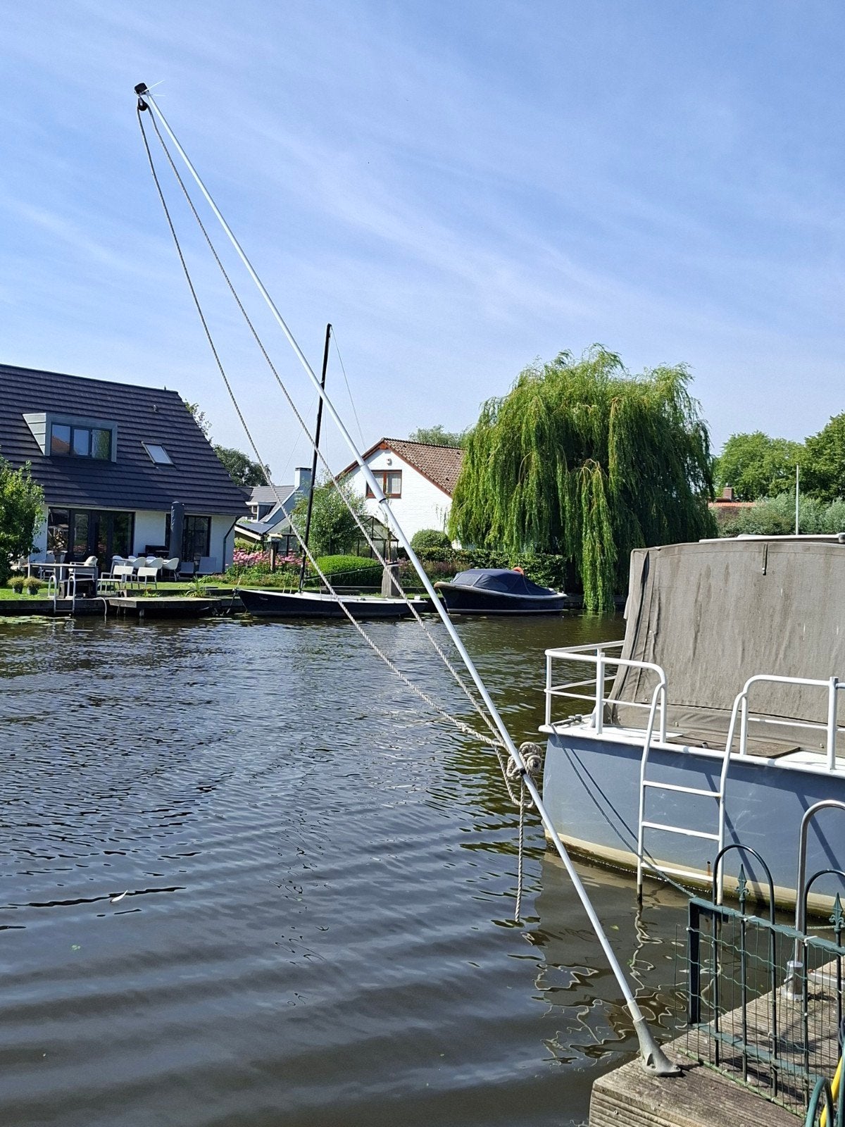 Aanleg hengels, Ophalen