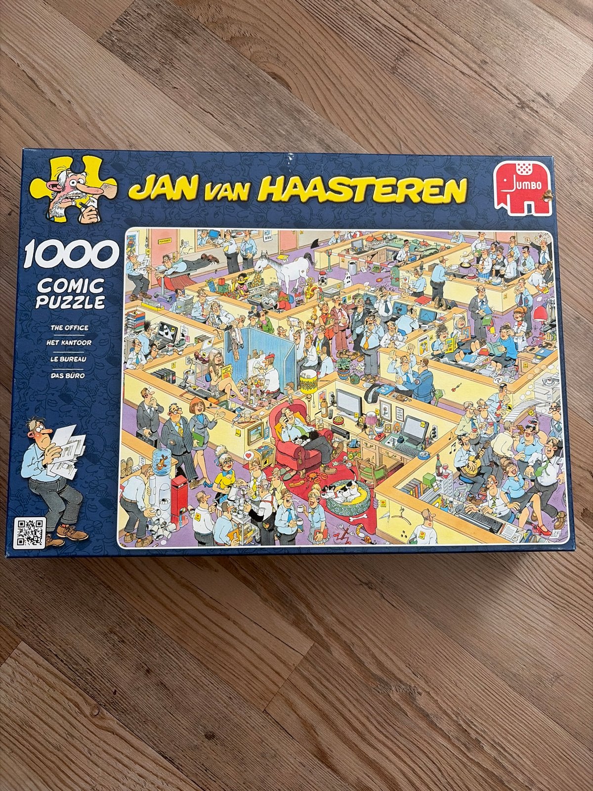 Jan van Haasteren - Het Kantoor - 1000 stukjes, Een of twee spelers, Ophalen, Zo goed als nieuw