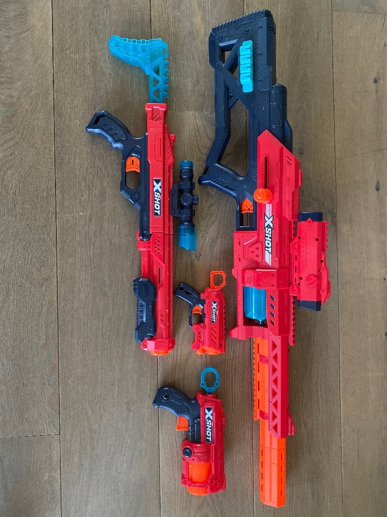 Nerf Xshot 4 rood, Ophalen, Nieuw