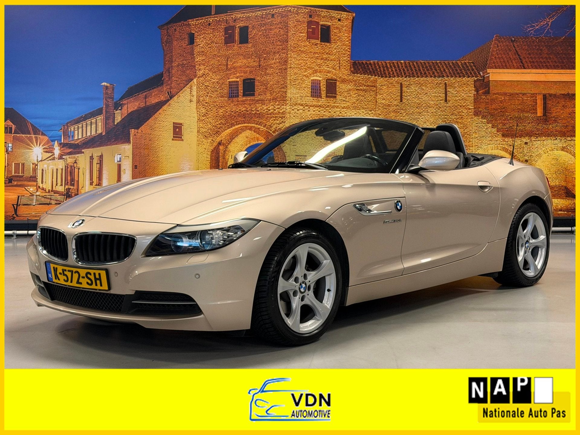 BMW Z4 Roadster SDrive23i Executive Leer Xenon Navigatie PDC, Auto's, BMW, Gebruikt, Zwart, 2497 cc, Cabriolet