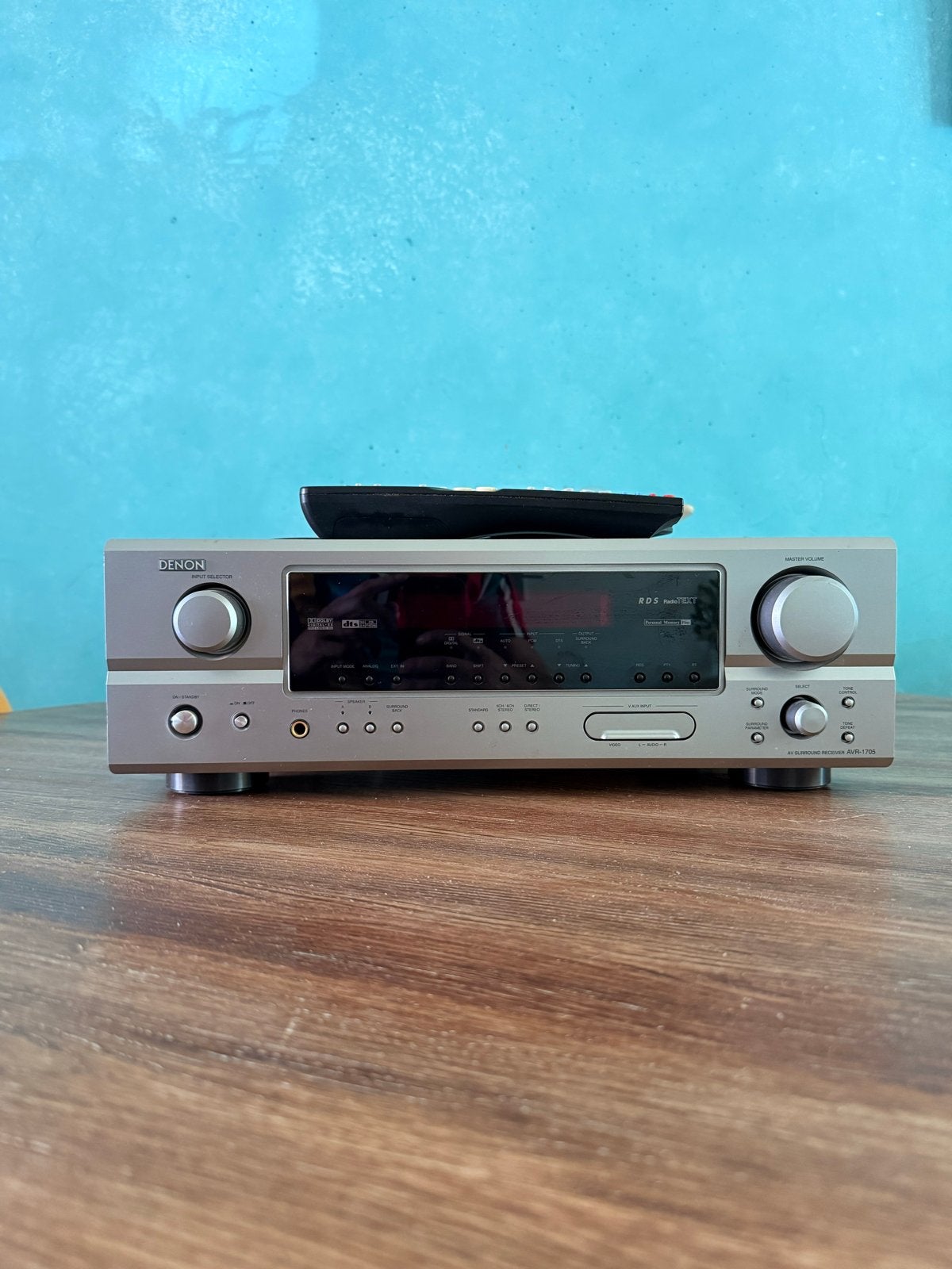 T.e.ab - Denon AVR-1705 AV Surround Receiver, Audio, Tv en Foto, Versterkers en Receivers, Gebruikt, Denon, Ophalen of Verzenden