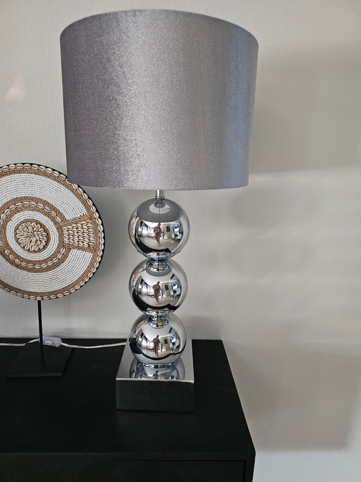 Eric Kuster Stijl Lampenset: 2 Tafellampen en 1 Vloerlamp, Huis en Inrichting, Ophalen, Gebruikt, Stof, 150 tot 200 cm