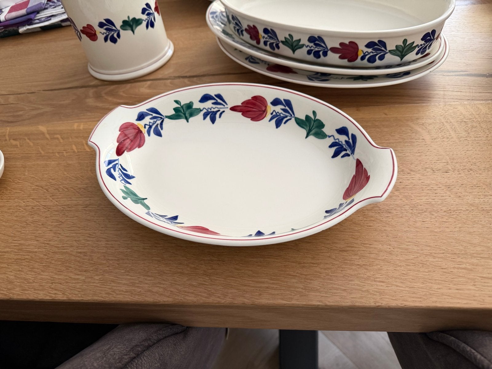 Ovenschaal P. Regout Maastricht Made in Holland, Antiek en Kunst, Antiek | Servies los, Ophalen
