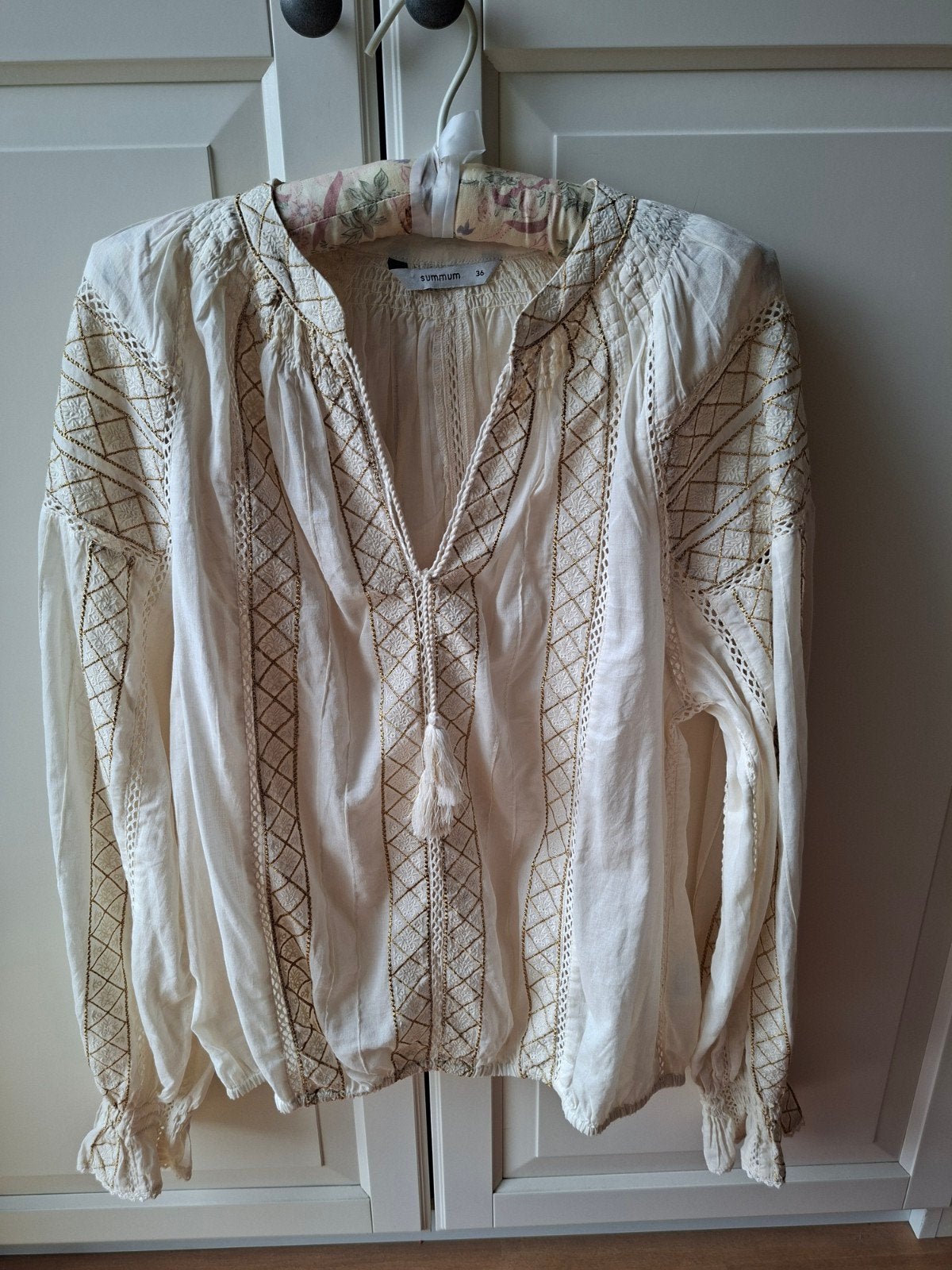 Summum blouse maat 36, Kleding | Dames, Blouses en Tunieken, Ophalen of Verzenden, Zo goed als nieuw, Maat 36 (S), Wit