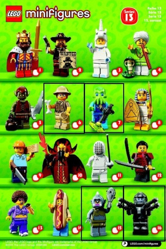 Diverse Minifiguren serie 13 – 71008, Lego, Ophalen of Verzenden, Zo goed als nieuw, Minifiguren serie