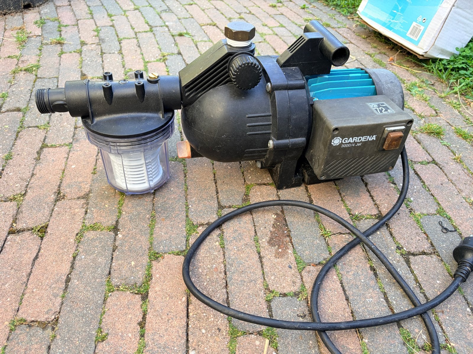 Gardena 3000/4 Jet pomp met filter, Ophalen of Verzenden, Gebruikt, Elektrisch, Hydrofoorpomp