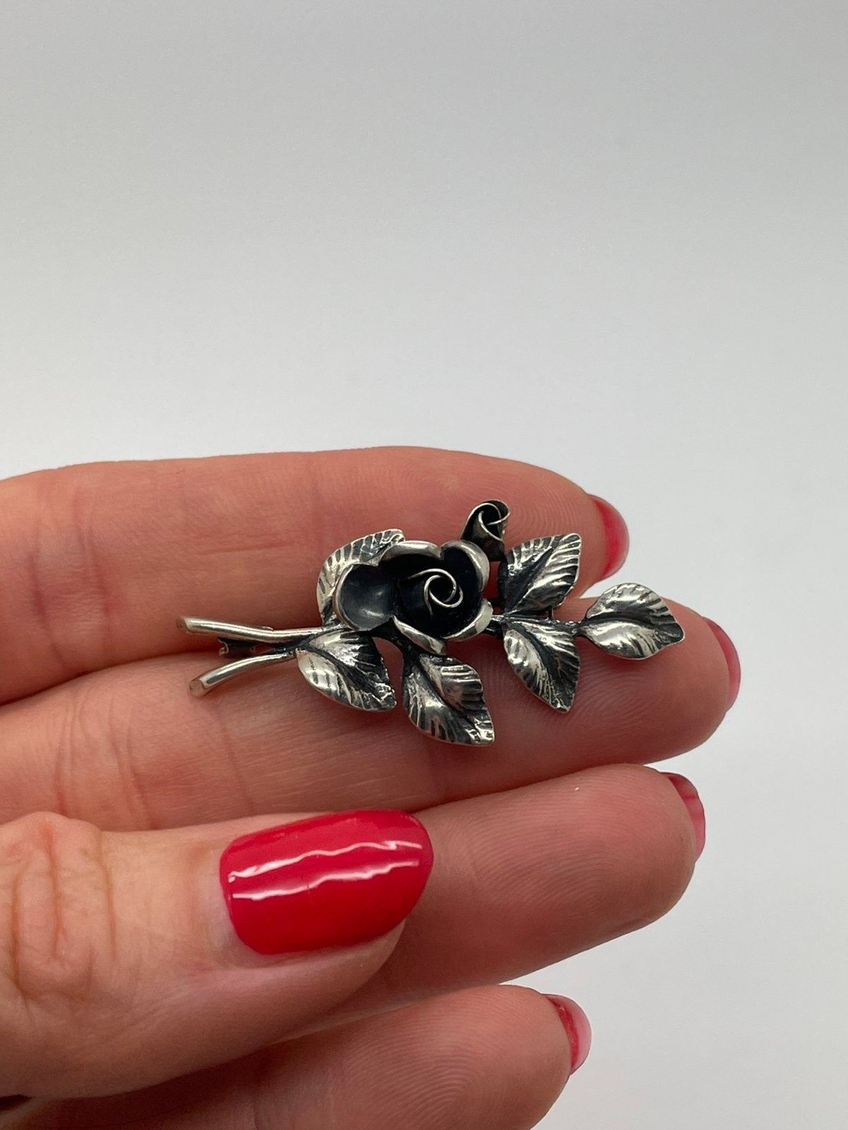 E507 Prachtige zilveren TEKA broche, Sieraden, Tassen en Uiterlijk, Ophalen of Verzenden, Zilver, Broche