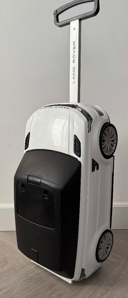 GELIJK OPHALEN! Witte Range Rover speelauto/ koffer!, Wieltjes, Hard kunststof, Minder dan 50 cm, Ophalen of Verzenden