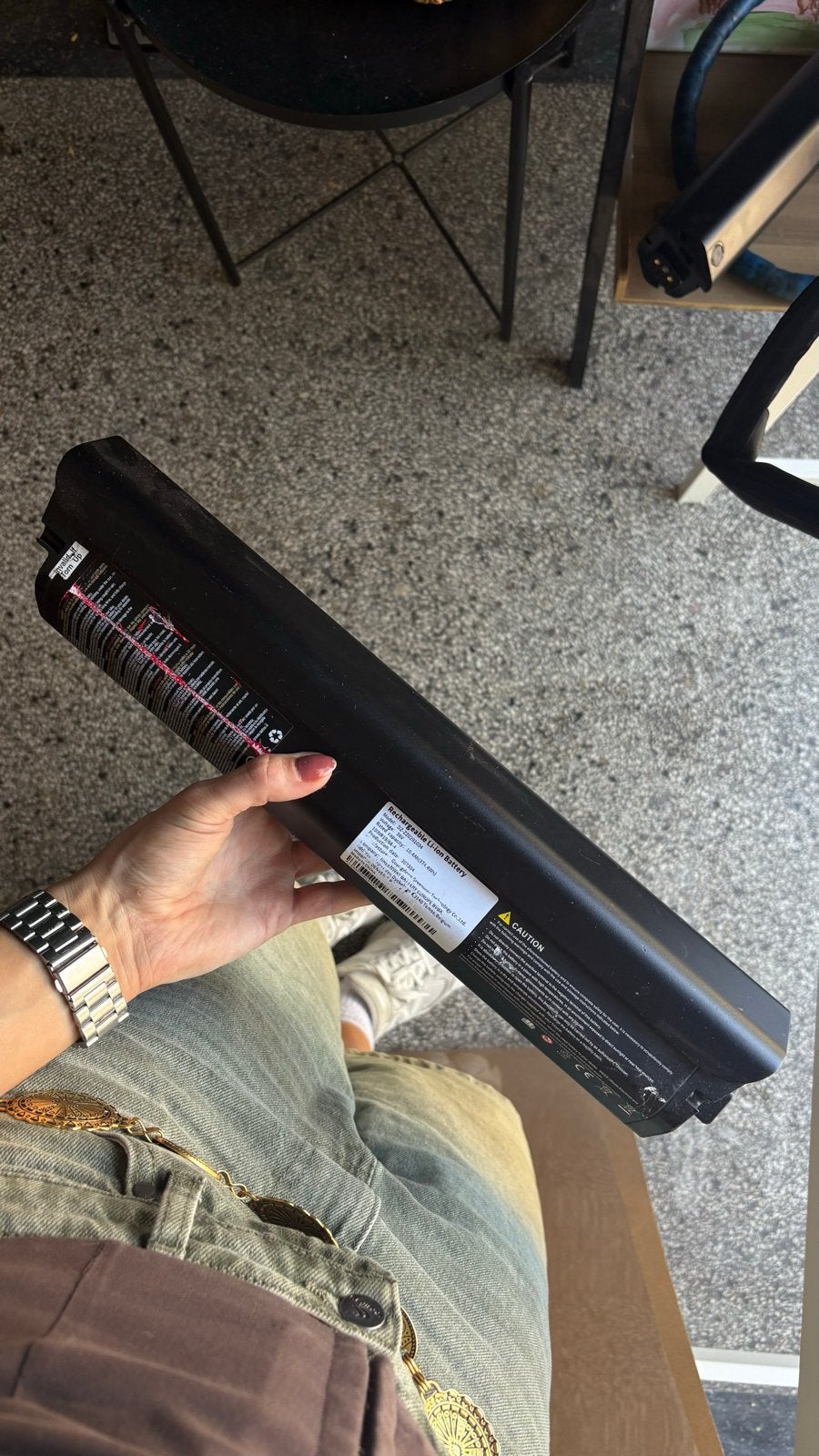 Oplaadbare Li-ion e-bike Batterij 36V 10.4Ah (374.4Wh), Ophalen of Verzenden, Gebruikt