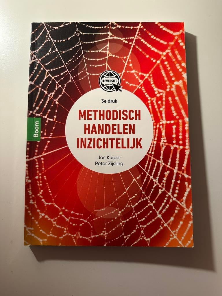 Boek Methodisch handelen inzichtelijk, Boeken, Studieboeken en Cursussen, Ophalen of Verzenden, Beta, Zo goed als nieuw, HBO