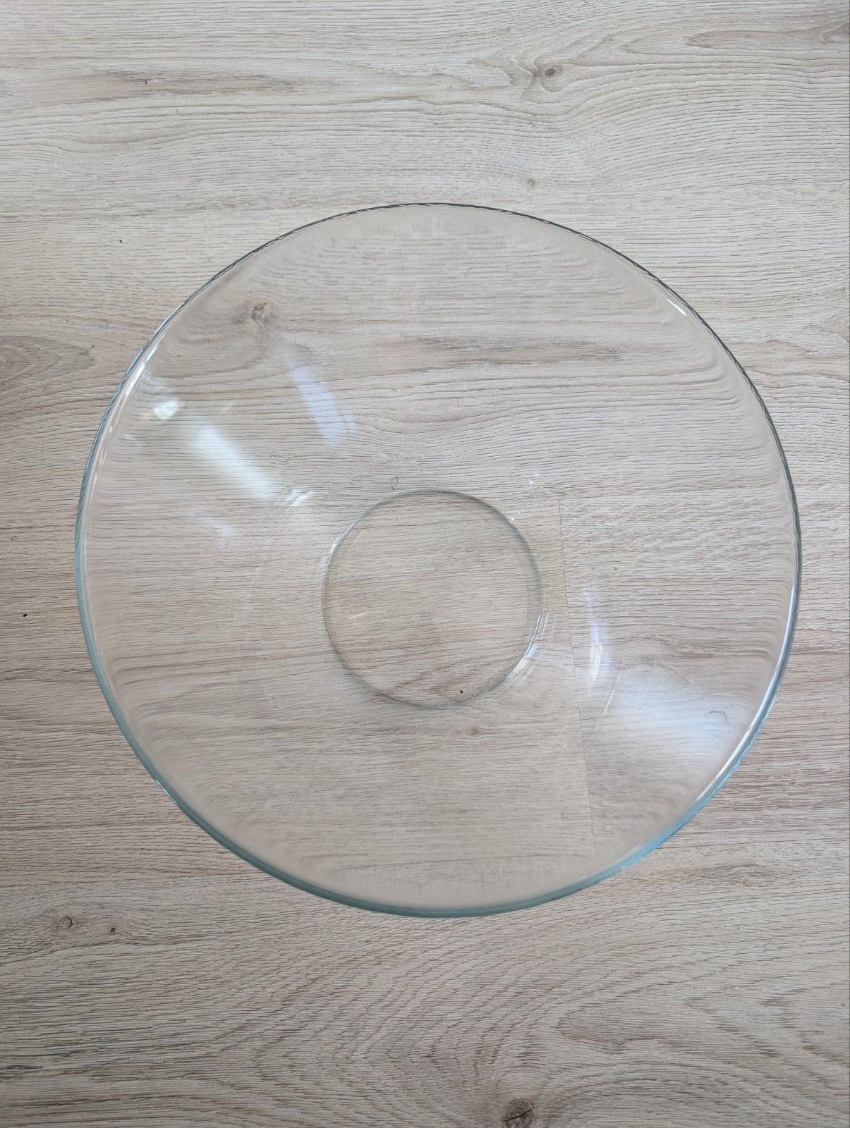 Ikea Trygg Schaal - Glazen Fruitschaal/SierSchaal (28cm), Schaal, Rond, Ophalen of Verzenden, Glas
