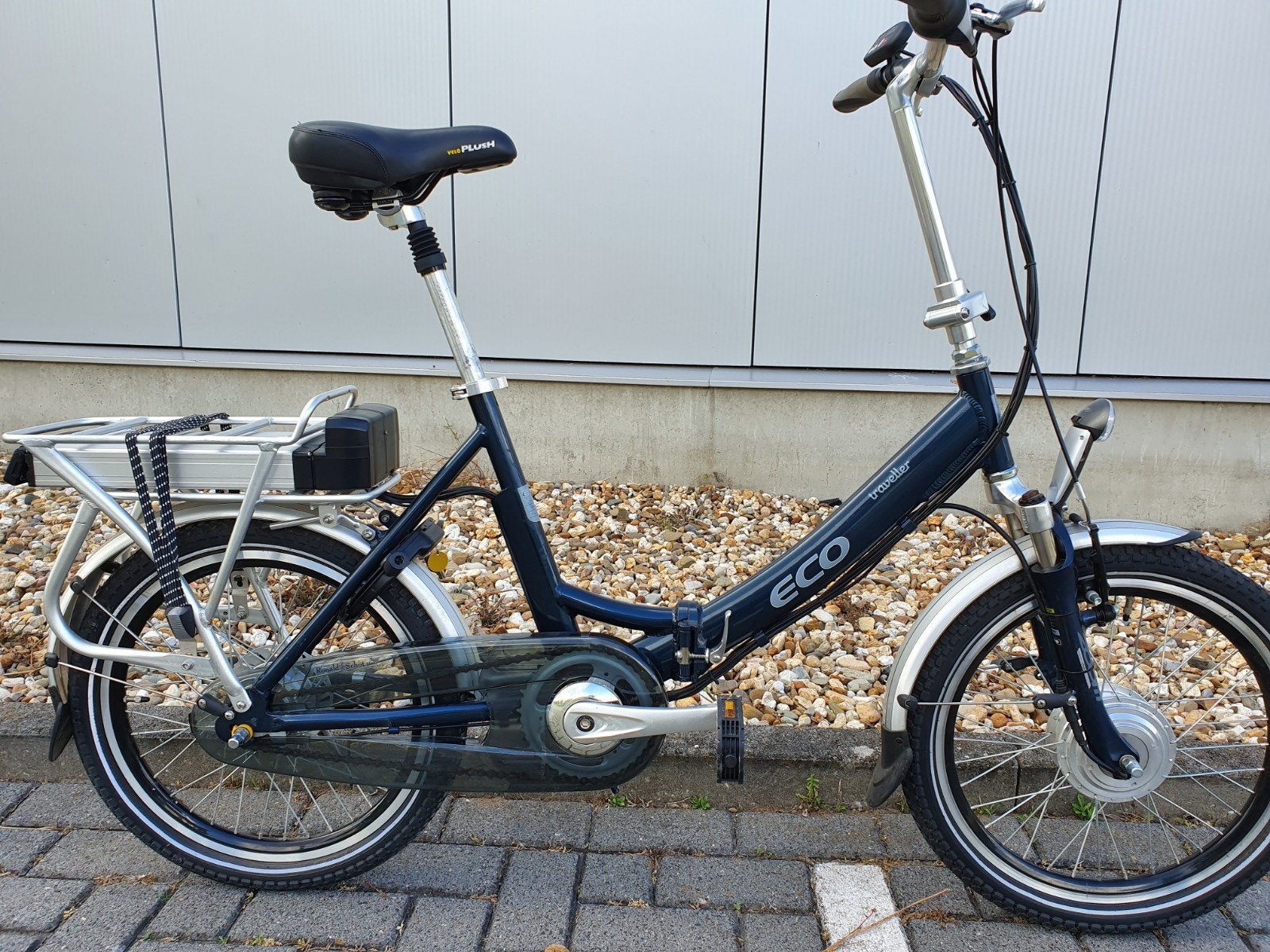 elektrishe vouwfietsen ecotravel 7 naaf versnellingen, Ophalen, Zo goed als nieuw, 20 inch of meer, Versnellingen