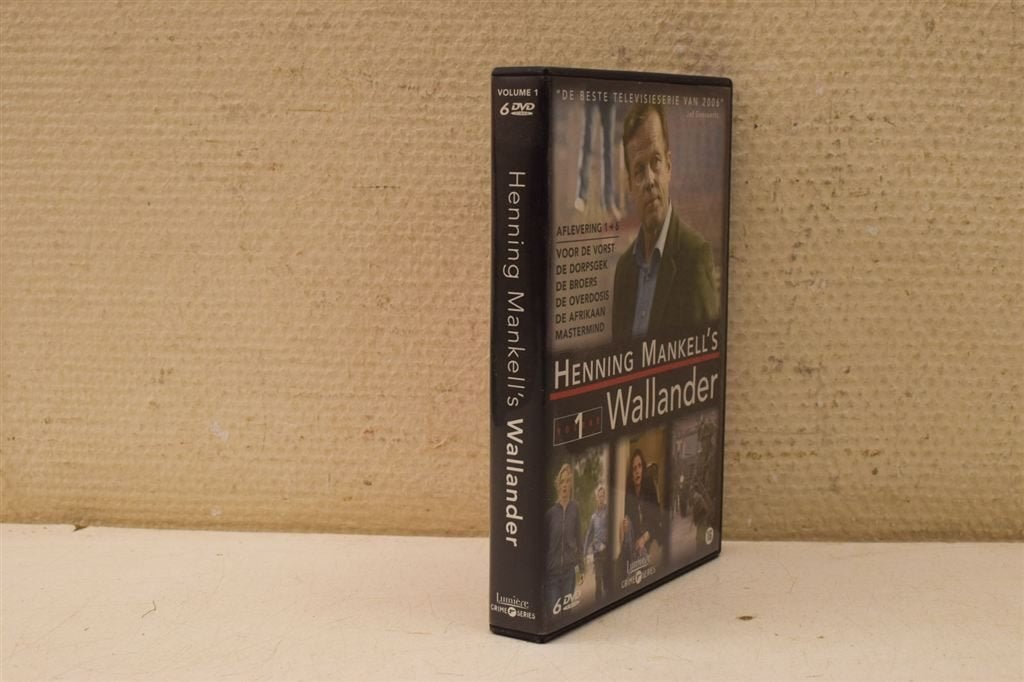 6 Stuks Dvd Henning Mankells Wallander 1 Aflevering 1 Tot 6, Ophalen of Verzenden, Gebruikt