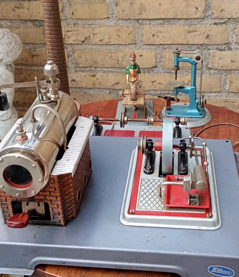 Wilesco Stoommachine., Antiek en Kunst, Ophalen of Verzenden