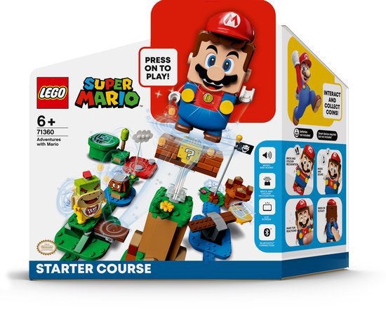 LEGO Super Mario Starter Set 71360, Ophalen, Lego, Zo goed als nieuw, Compleet