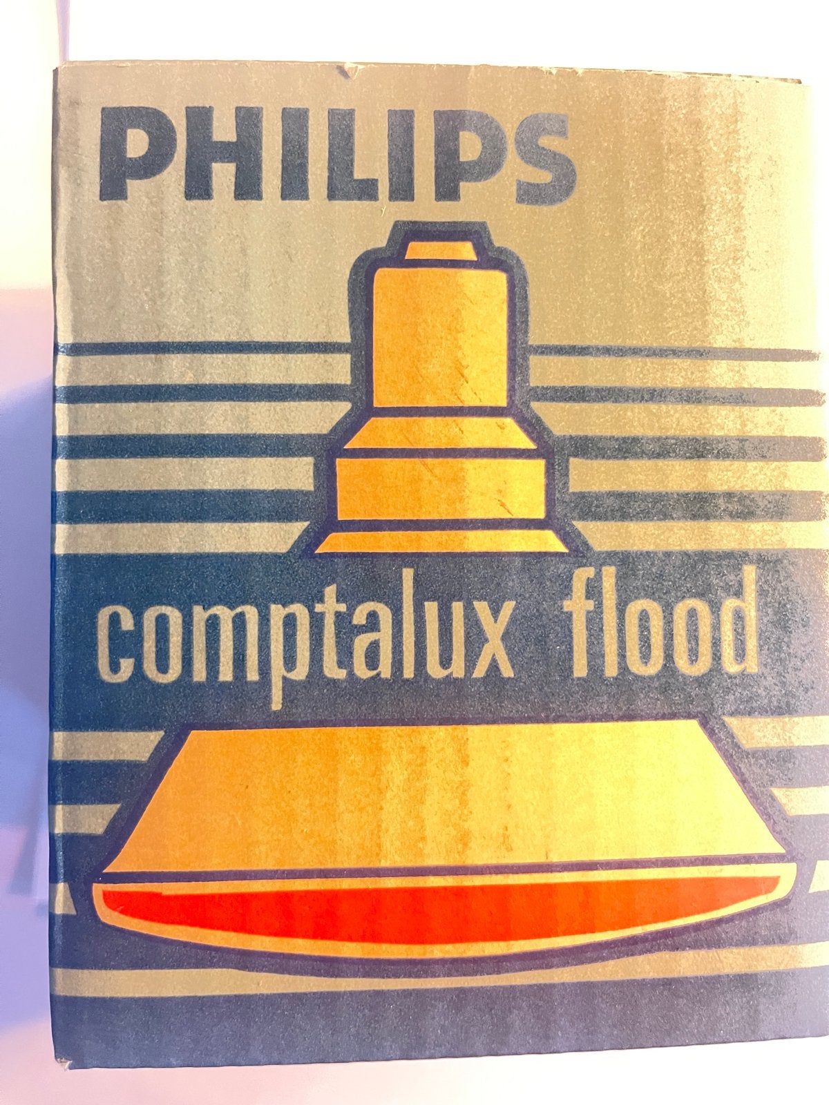 Vintage Philips Comptalux Flood lamp jaren '60, nieuw in doo, Verzenden