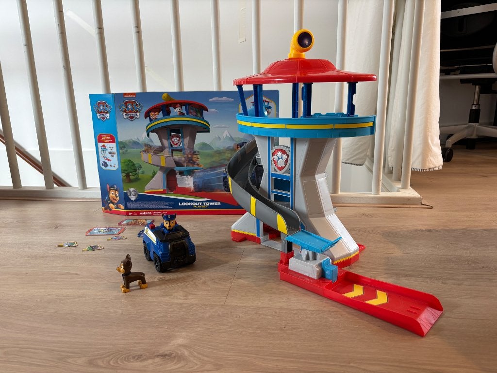 PAW Patrol Lookout Tower - nieuwstaat + originele doos, Ophalen, Zo goed als nieuw