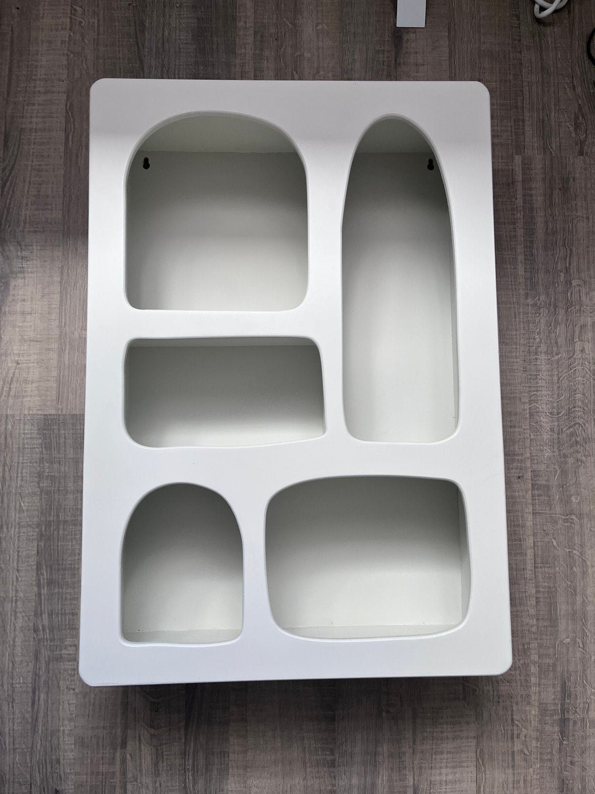 Wit vakkenkastje organisch, Ophalen, Zo goed als nieuw, Minder dan 150 cm, Minder dan 25 cm