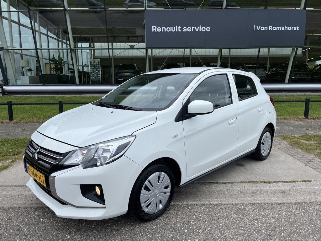 Mitsubishi Space Star 1.2 Connect+ / Apple Carplay - Android, Voorwielaandrijving, 12 maanden, Gebruikt, Wit